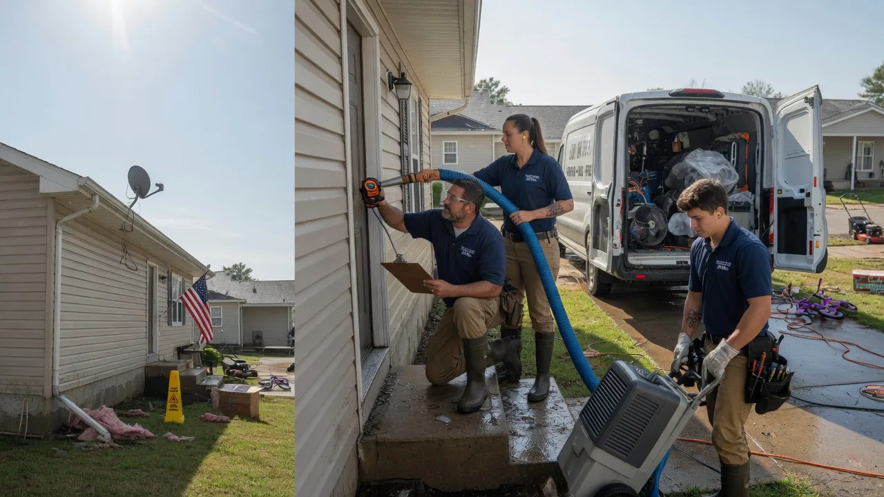 Ceiling Water Damage Restoration in Drury, MO near me